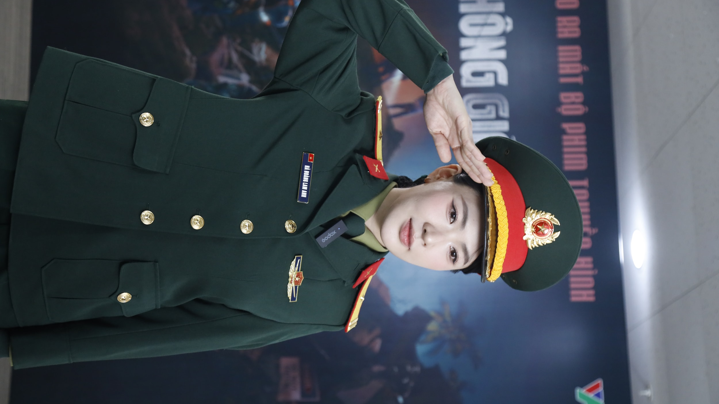 Các diễn viên nỗ lực thể hiện hình ảnh người lính chân thực