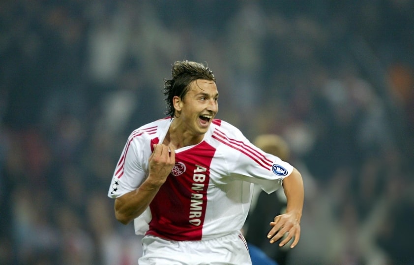Zlatan Ibrahimovic từng có quãng thời gian đáng nhớ thi đấu trong màu áo Ajax