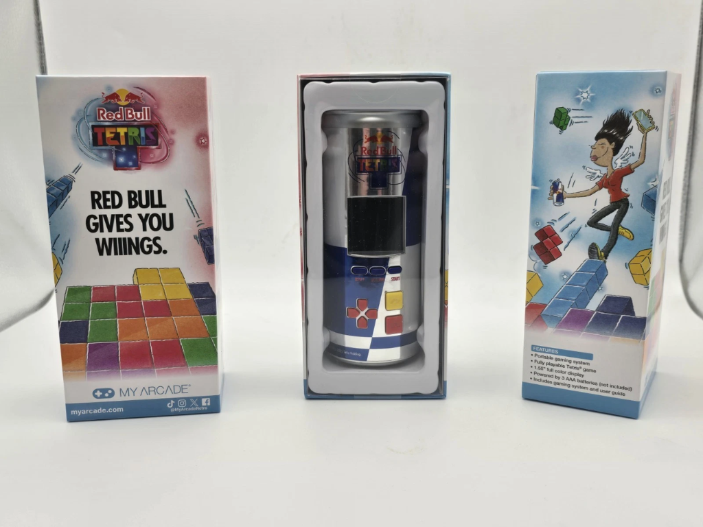 Máy chơi game Tetris phiên bản giới hạn Red Bull của My Arcade