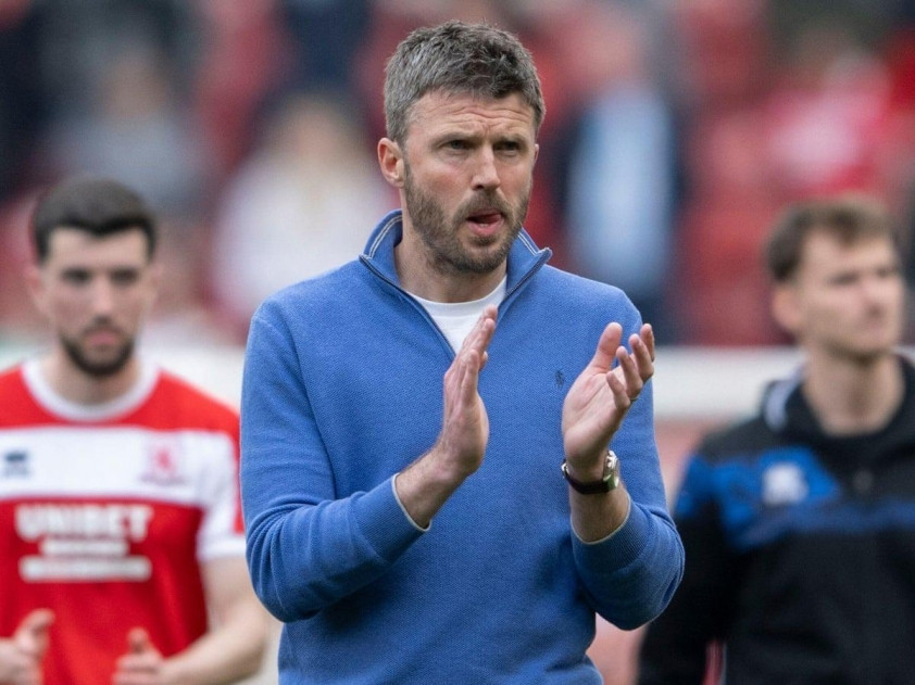 Michael Carrick trong thời gian dẫn dắt Middlesbrough