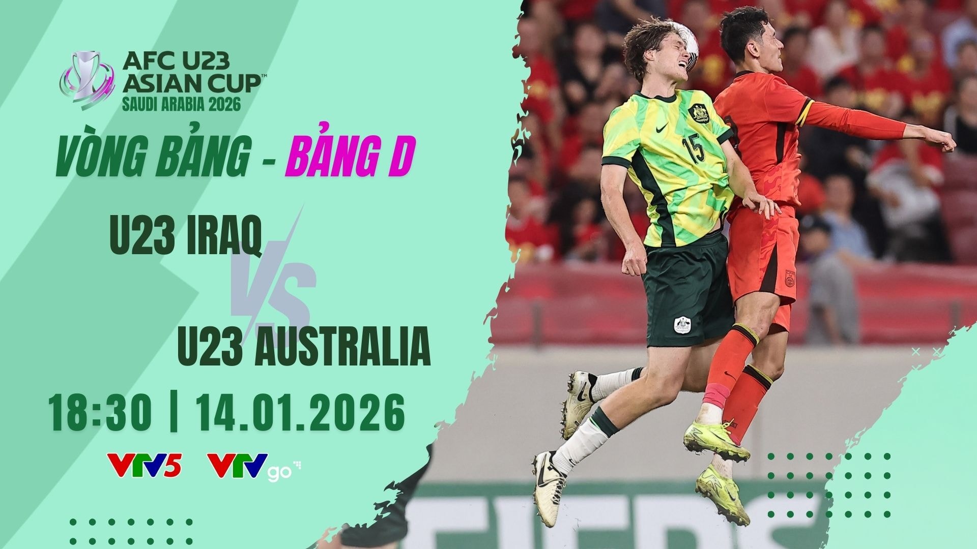 U23 Iraq vs U23 Australia