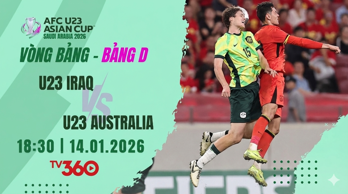 Nhận định U23 Iraq vs U23 Australia: Trận 'sinh tử' bảng D 