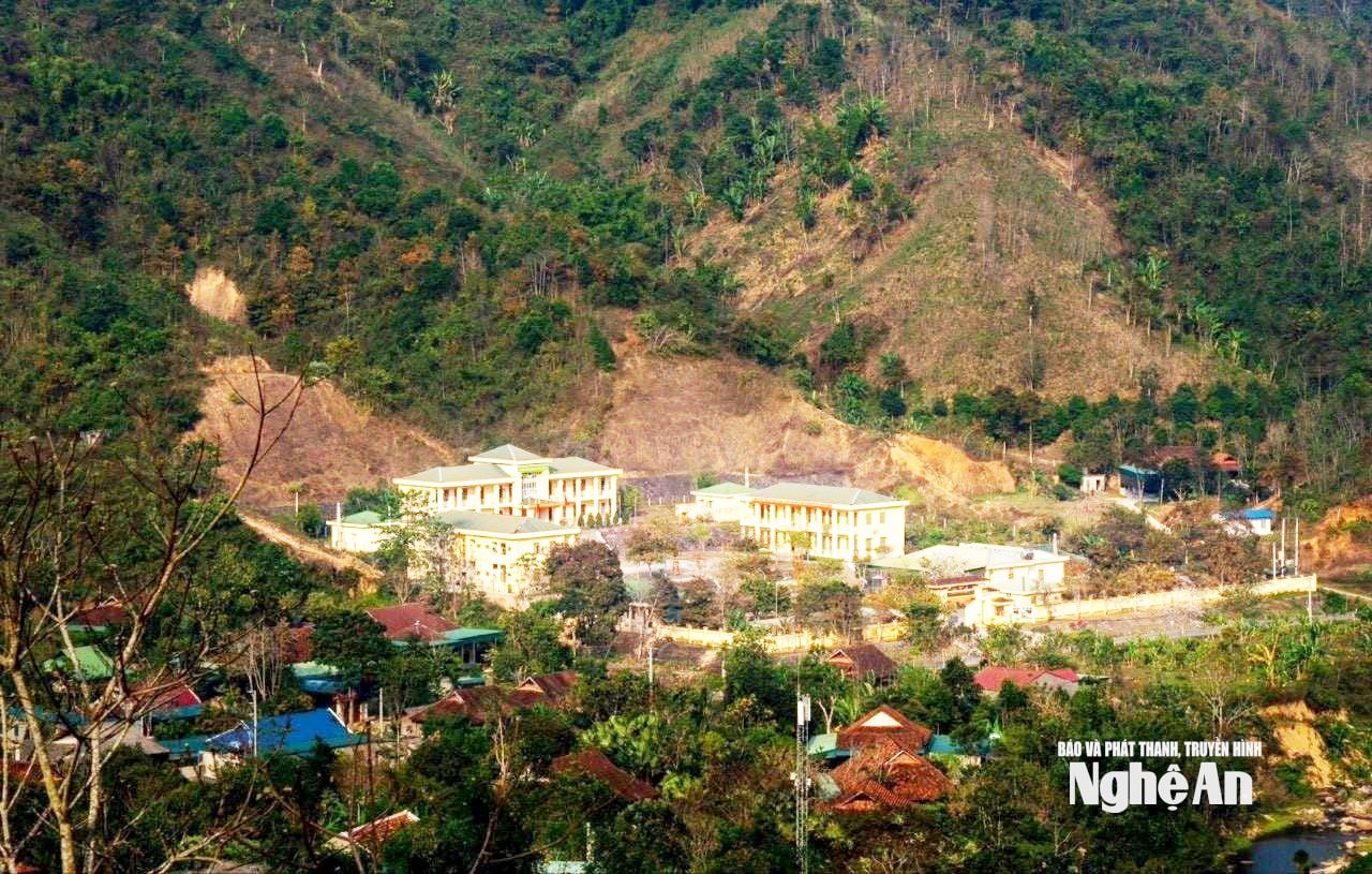 Một góc xã biên giới Thông Thụ. Ảnh Nguyễn Đạo