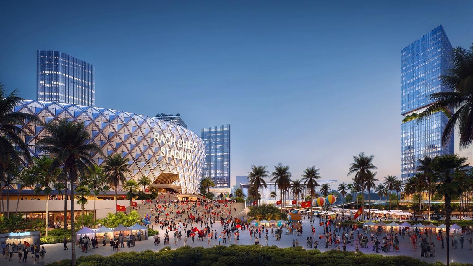 Rạch Chiếc sẽ là điểm đến cho các concert quốc tế và lễ hội văn hóa quanh năm