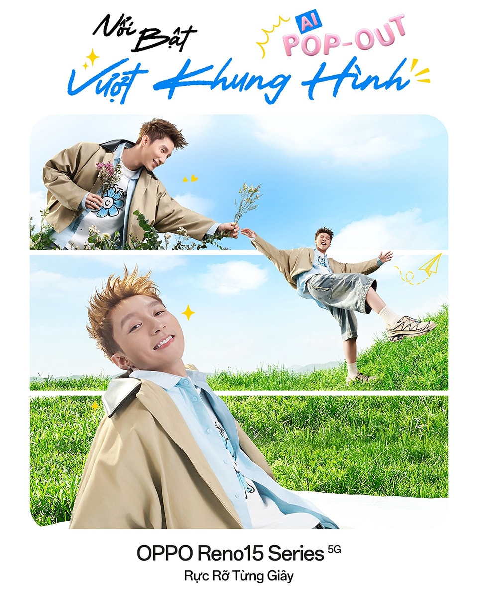 Tính năng AI Pop-out trên Reno15