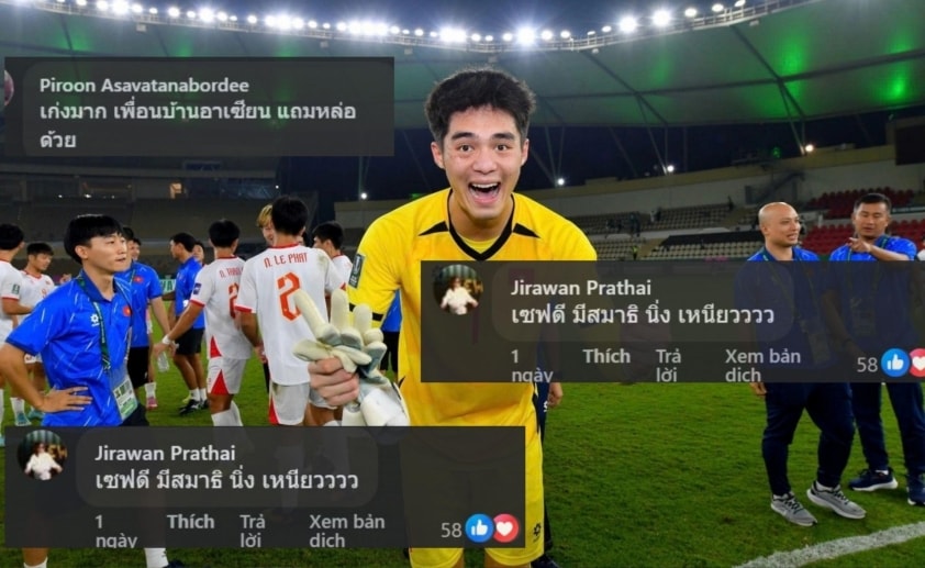 CĐV Thái Lan thừa nhận đẳng cấp của Trung Kiên trên mạng xã hội