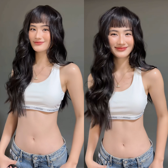 Ý Nhi thay đổi diện mạo với mái bằng và phong cách thời trang gợi cảm khi về Việt Nam