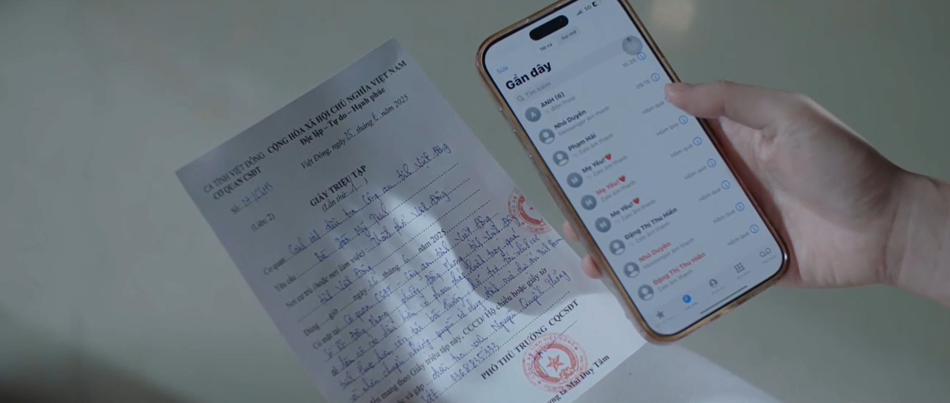 Trinh gặp Triển thay vì ông Sách tại điểm hẹn vắng vẻ