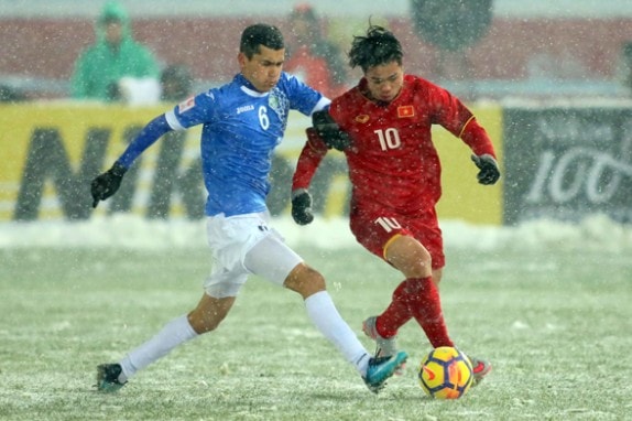 Trận chung kết tại Thường Châu diễn ra trong điều kiện thời tiết trắng xóa.