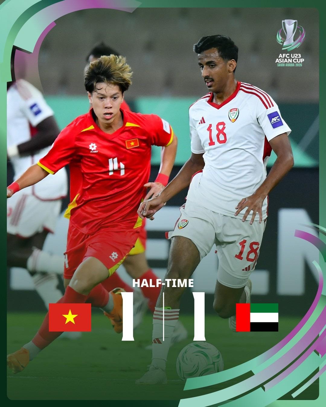 Trực tiếp U23 Việt Nam 1-1 U23 UAE: Bàn thắng liên tục 780038