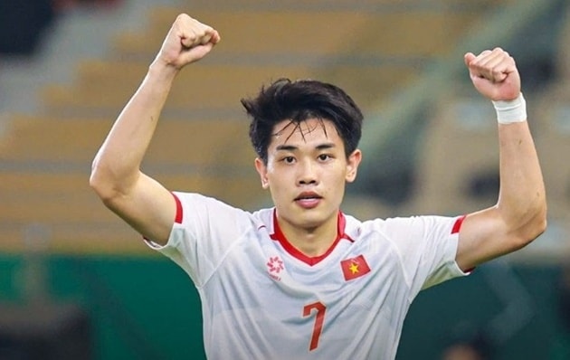 Đình Bắc là nhân tố quan trọng trên hàng công U23 Việt Nam. Ảnh: VFF