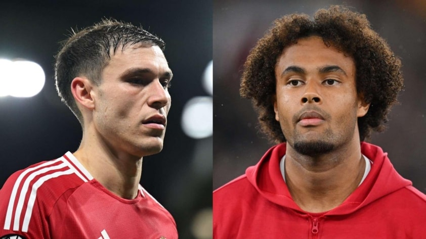 Joshua Zirkzee và Manuel Ugarte tại Manchester United