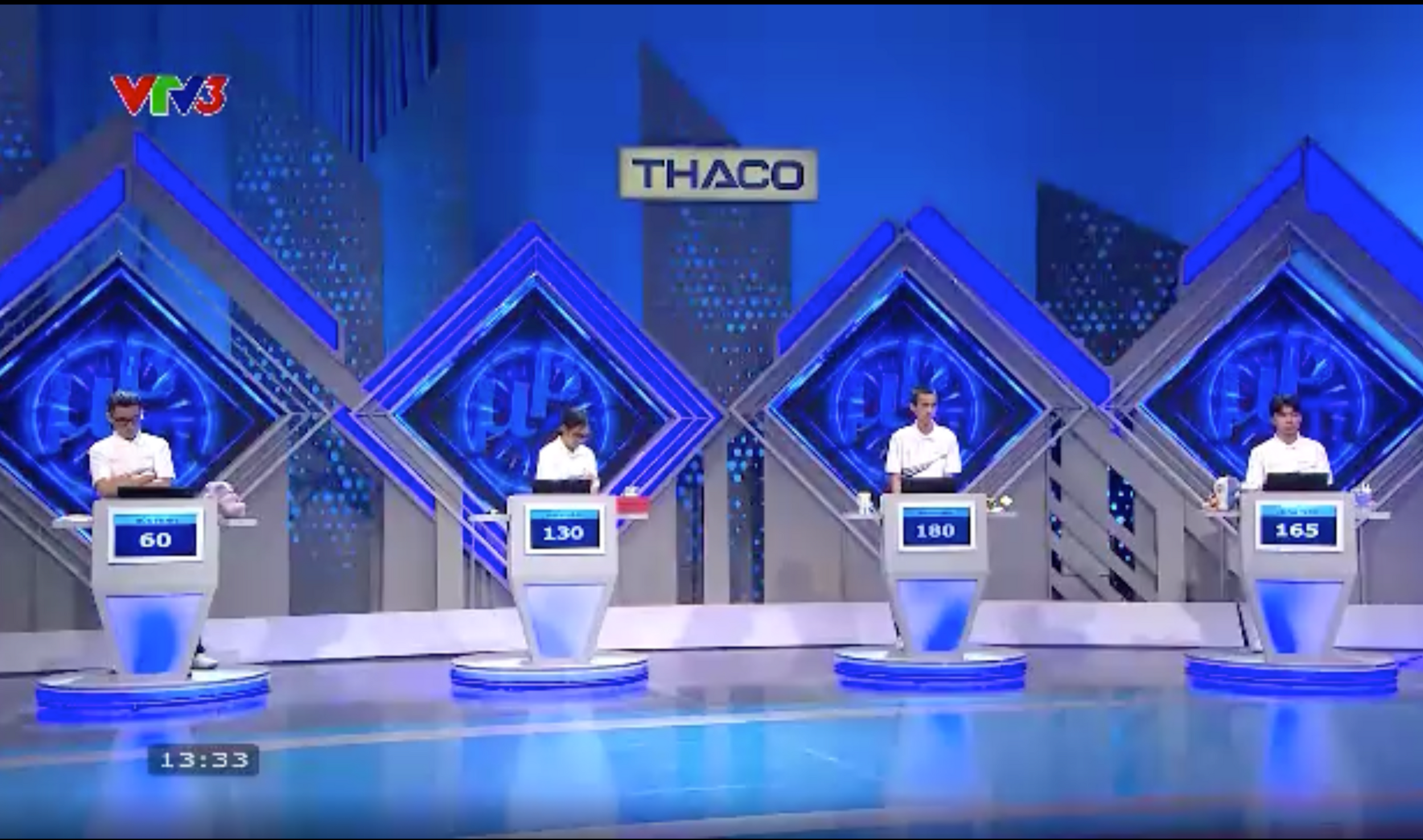 Bảng điểm của các thí sinh sau phần thi Tăng tốc với sự dẫn đầu của Anh Minh.