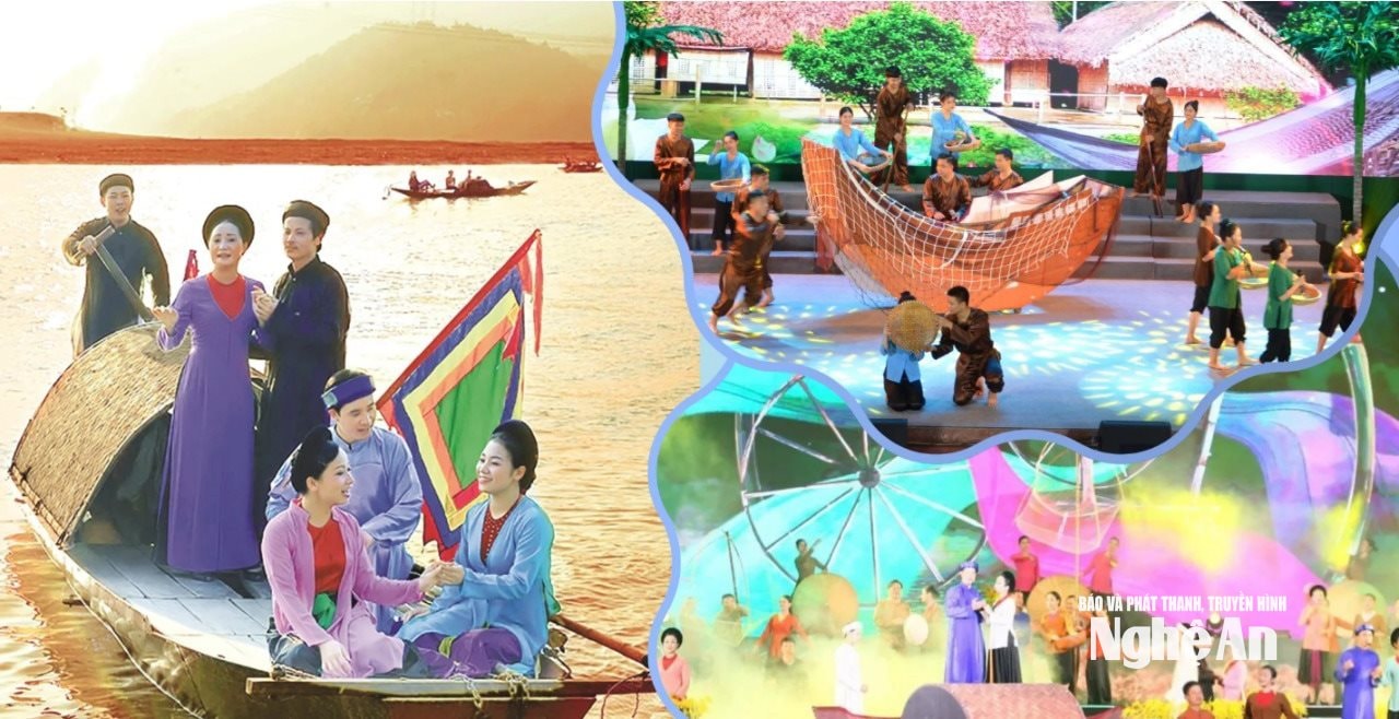 Hát dân ca ví, giặm Nghệ Tĩnh. Ảnh tư liệu