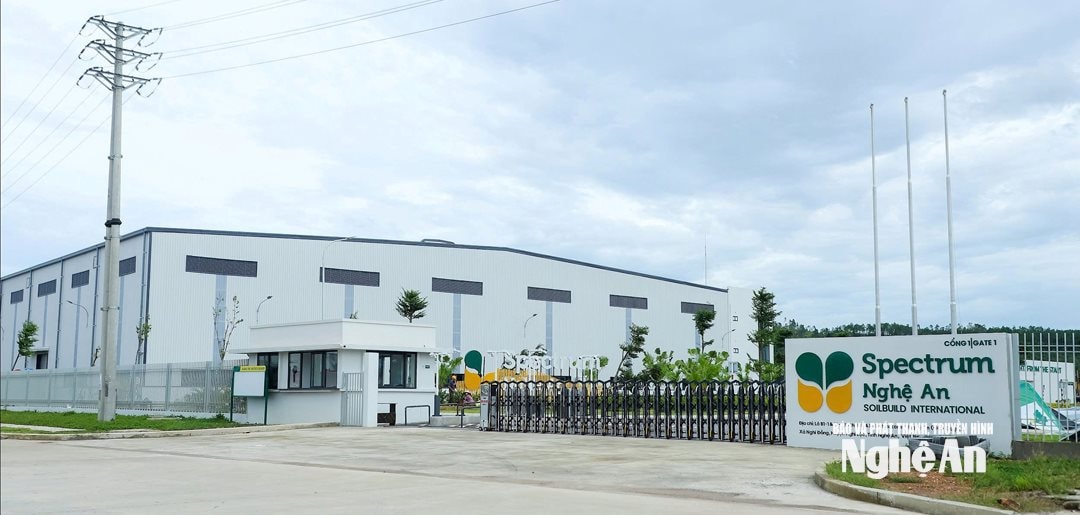 Nhà máy trong KCN WHA Industrial Zone Nghệ An. Ảnh Thành Duy