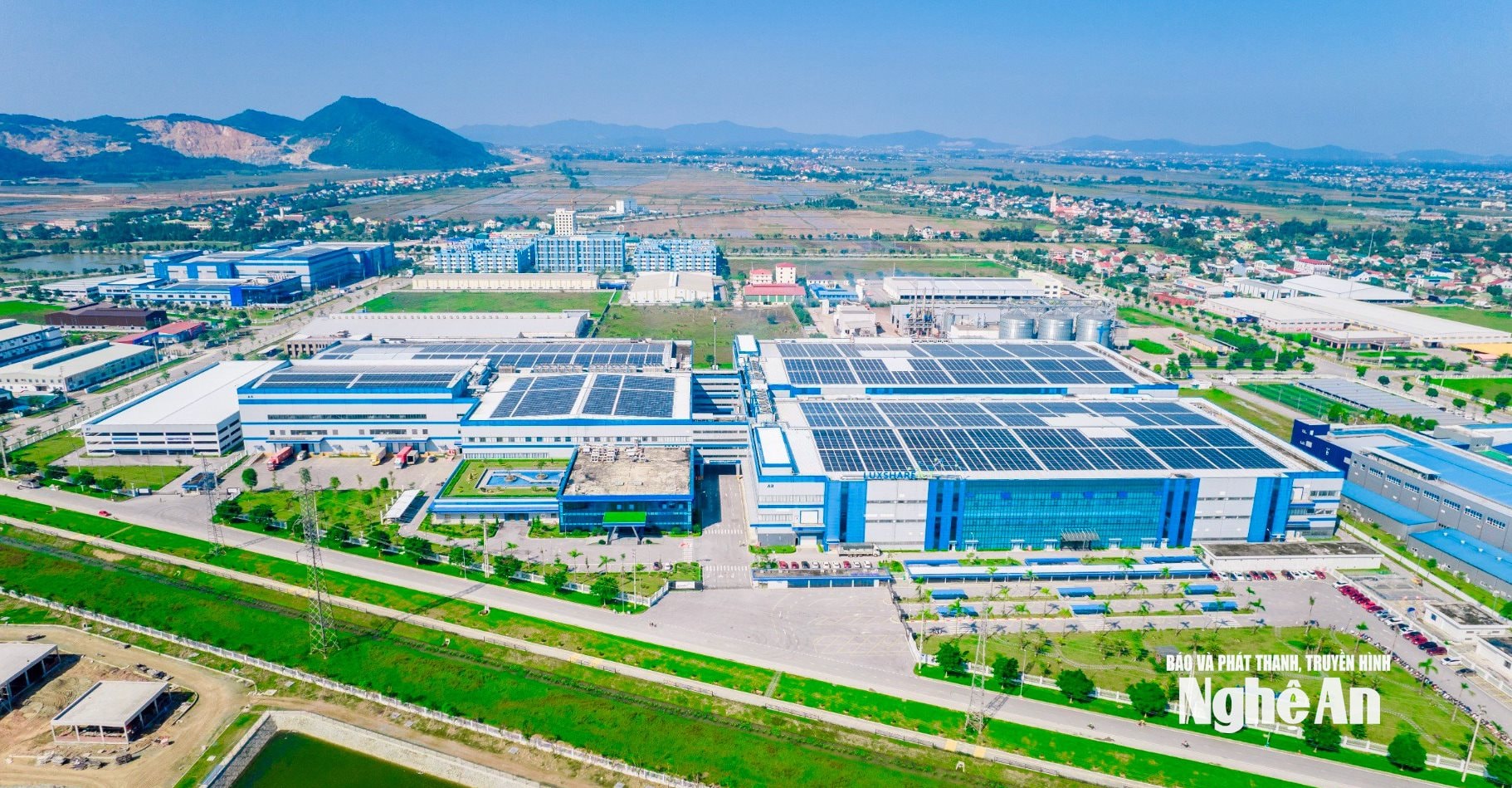 Quang cảnh KCN VSIP Nghệ An. Ảnh: Thành Duy