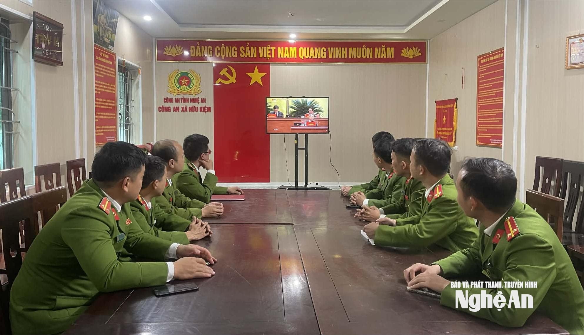 Việc tổ chức theo dõi Đại hội góp phần nâng cao nhận thức chính trị, bồi dưỡng lý tưởng cách mạng cho đoàn viên thanh niên Công an tỉnh.