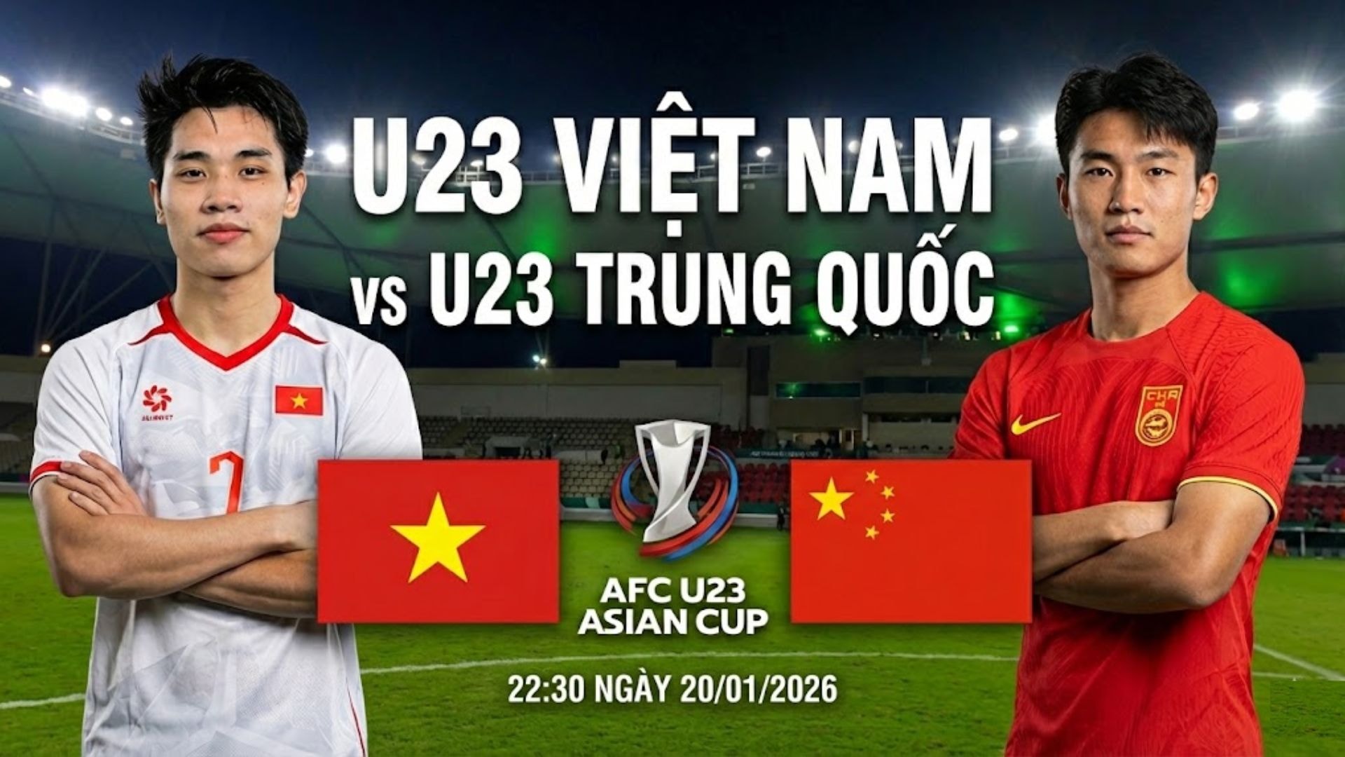 FPT Play, TV360 trực tiếp bóng đá U23 Việt Nam và U23 Trung Quốc