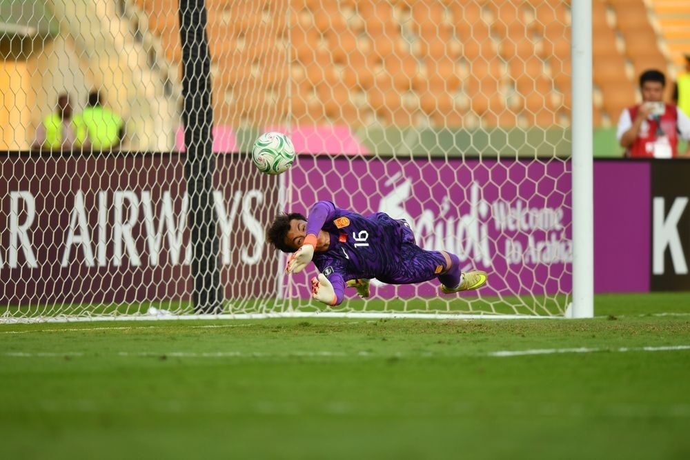 Thủ thành Li Hao đang sở hữu phong độ ấn tượng tại VCK U23 châu Á.