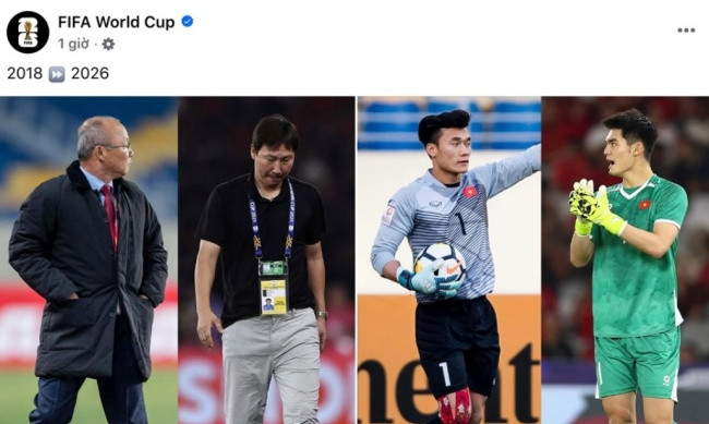 Trang FIFA World Cup đăng tải hình ảnh so sánh thú vị giữa hai thế hệ.