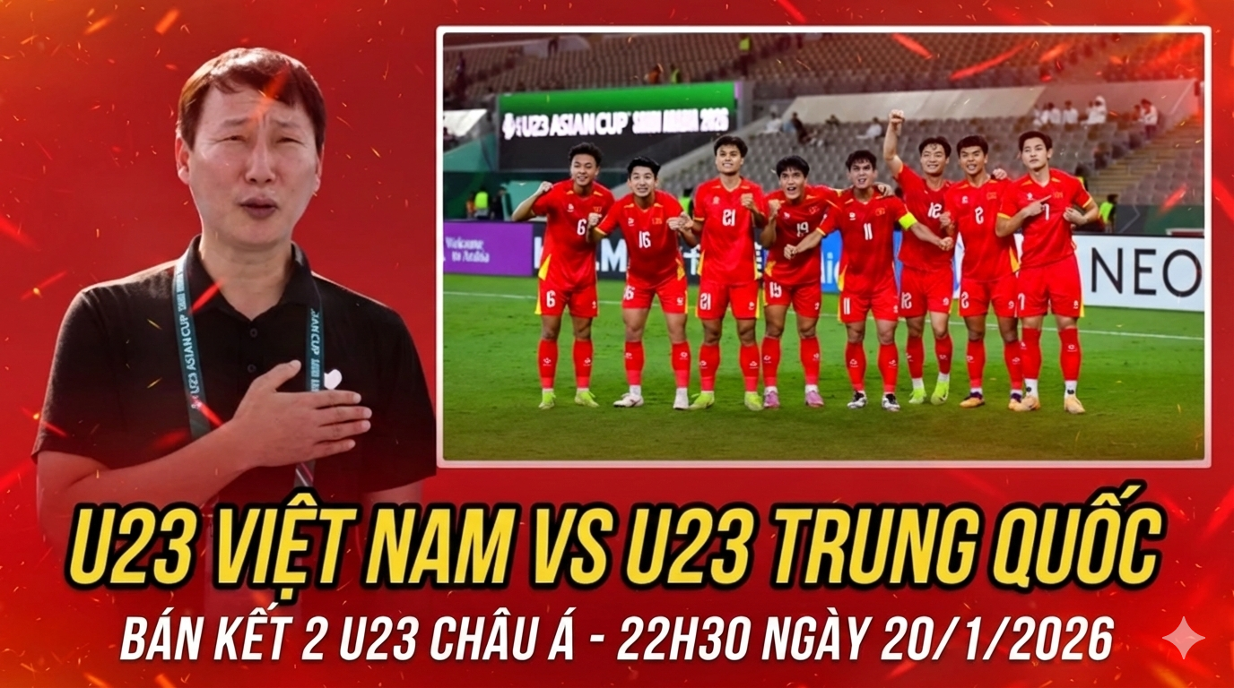 U23 Việt Nam dau voi U23 Trung Quốc