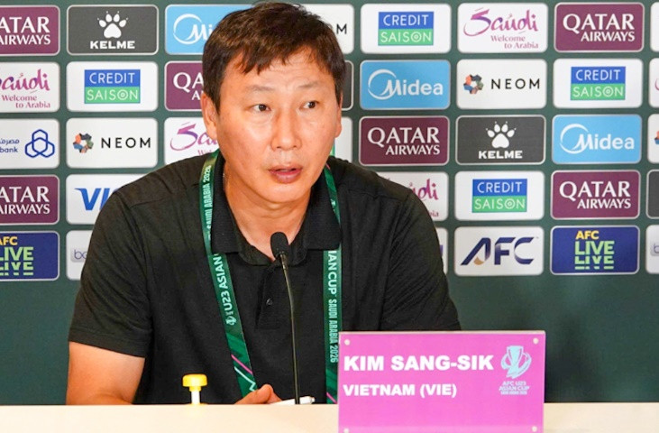 HLV Kim Sang Sik và các học trò tại U23 Việt Nam hướng tới trận tranh hạng Ba châu Á.