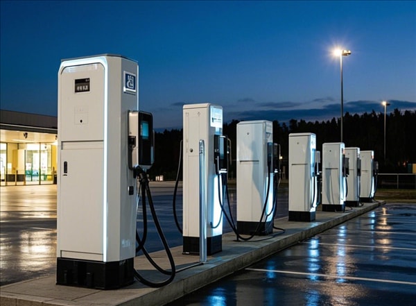 Hệ thống trụ sạc xe điện tại Trung Quốc tăng trưởng mạnh mẽ trong năm 2025