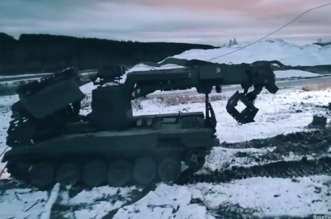 Xe công binh IMR-3M Phương tiện công binh IMR-3M của Nga thiết kế trên khung gầm xe tăng T-90