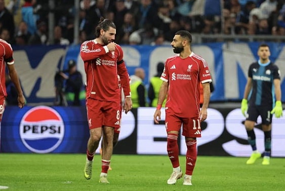 Mohamed Salah có màn tái xuất mờ nhạt sau chấn thương.