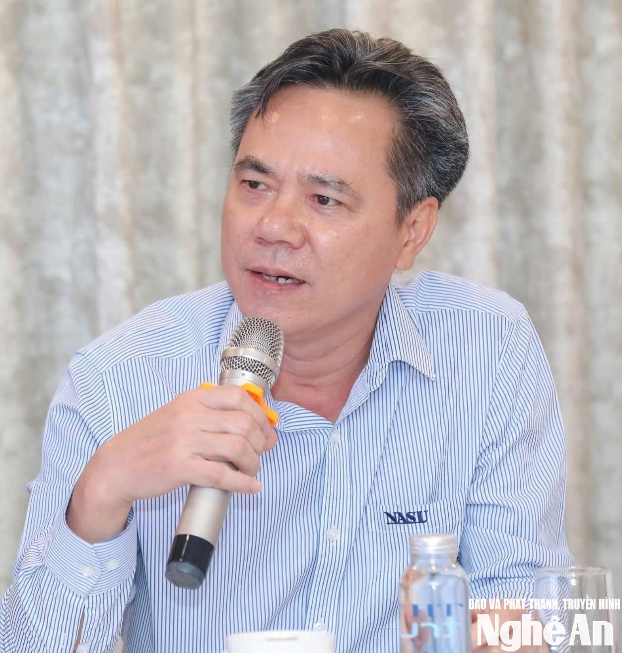 Ông Ngô Vân Tú - Tổng Giám đốc Công ty TNHH Mía đường NASU. Ảnh: Trân Châ