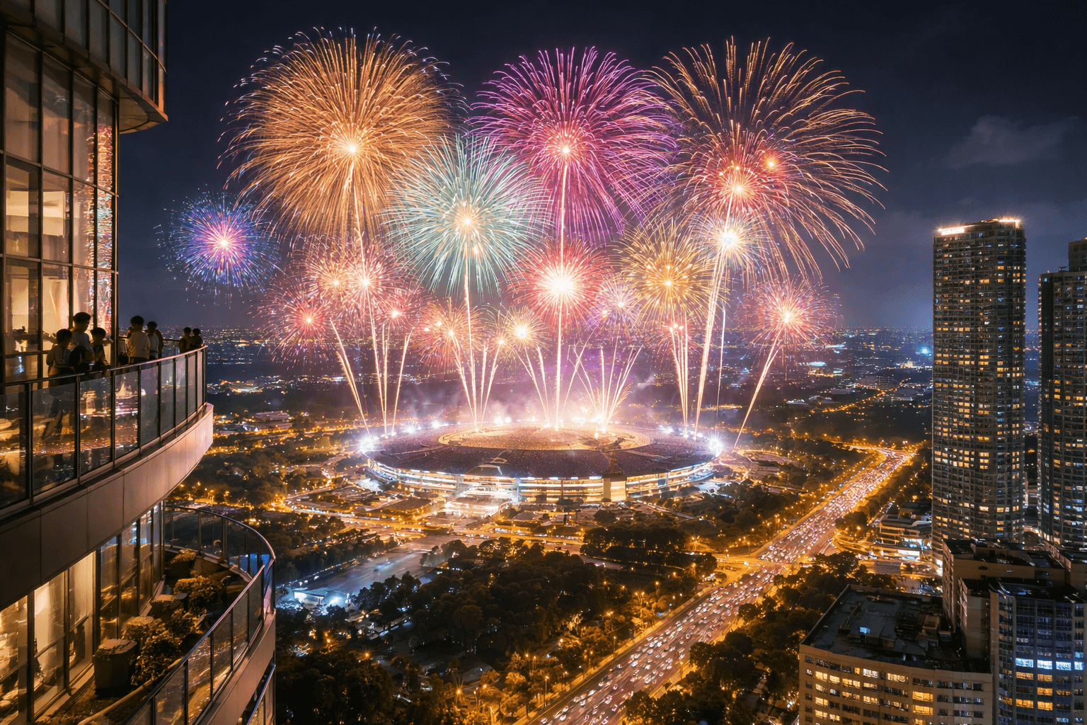 Lịch, thời gian, địa điểm bắn pháo hoa tối nay 23/1 ở Hà Nội chào mừng Đại hội Đảng