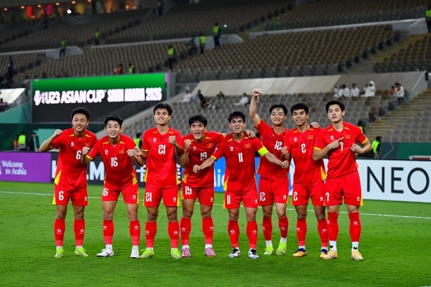 Lứa cầu thủ sinh năm 2003 sẽ chia tay U23 Việt Nam sau giải U23 châu Á. Ảnh: AFC.