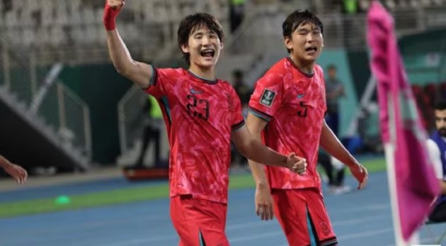 Shin Min-ha quyết tâm cùng U23 Hàn Quốc đánh bại U23 Việt Nam.