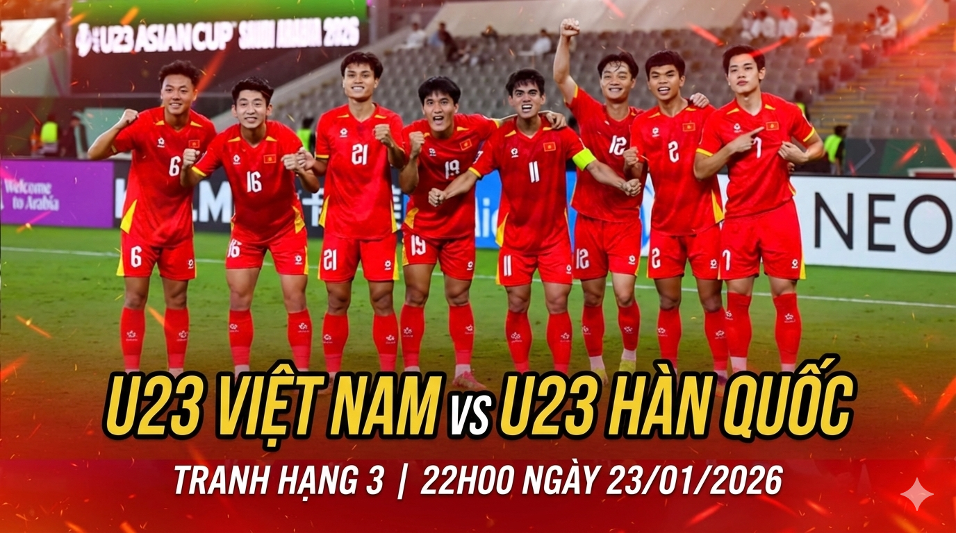 FPT Play, TV360 trực tiếp bóng đá U23 Việt Nam và U23 Hàn Quốc 