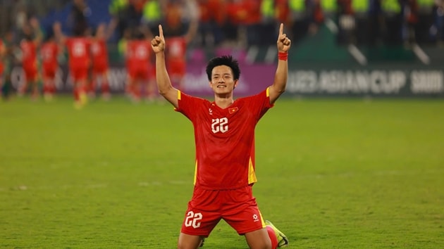Nguyễn Thanh Nhàn ghi bàn thắng quyết định giúp U23 Việt Nam giành huy chương đồng.