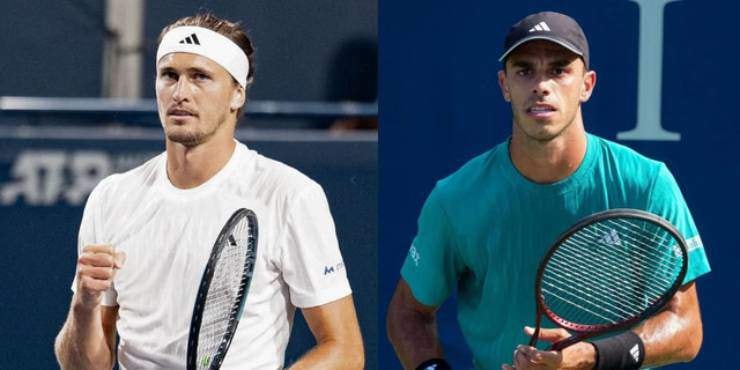 Zverev (bên trái) lợi hai trên mặt sân cứng Melbourne
