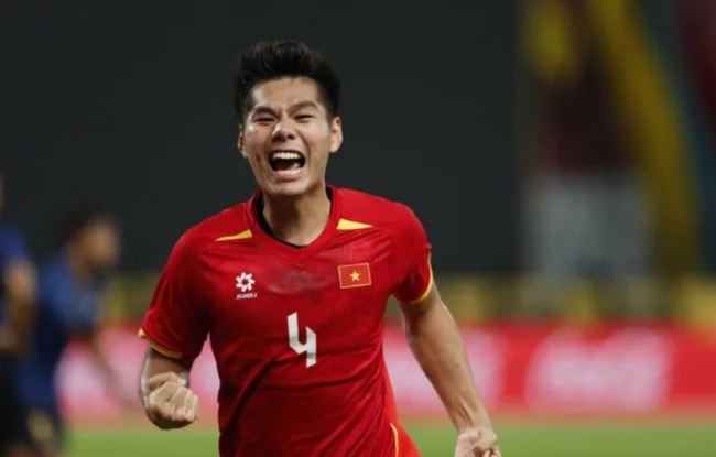 Nguyễn Hiểu Minh trong màu áo U23 Việt Nam
