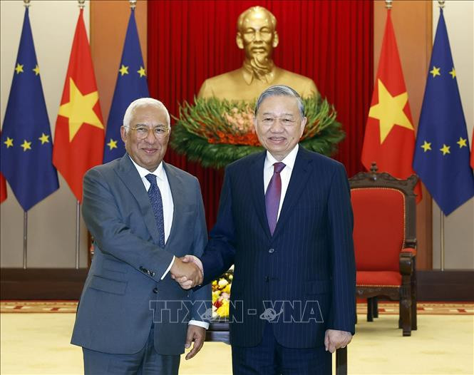 Tổng Bí thư Tô Lâm tiếp Chủ tịch Hội đồng châu Âu- Ảnh 1. Tổng Bí thư Tô Lâm tiếp Chủ tịch Hội đồng châu Âu- Ảnh 1.