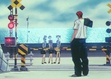 Giao lộ nổi tiếng tại ga tàu Kamakura Kokomae xuất hiện trong Slam Dunk.
