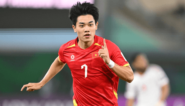 Nguyễn Đình Bắc ăn mừng bàn thắng tại VCK U23 châu Á 2026