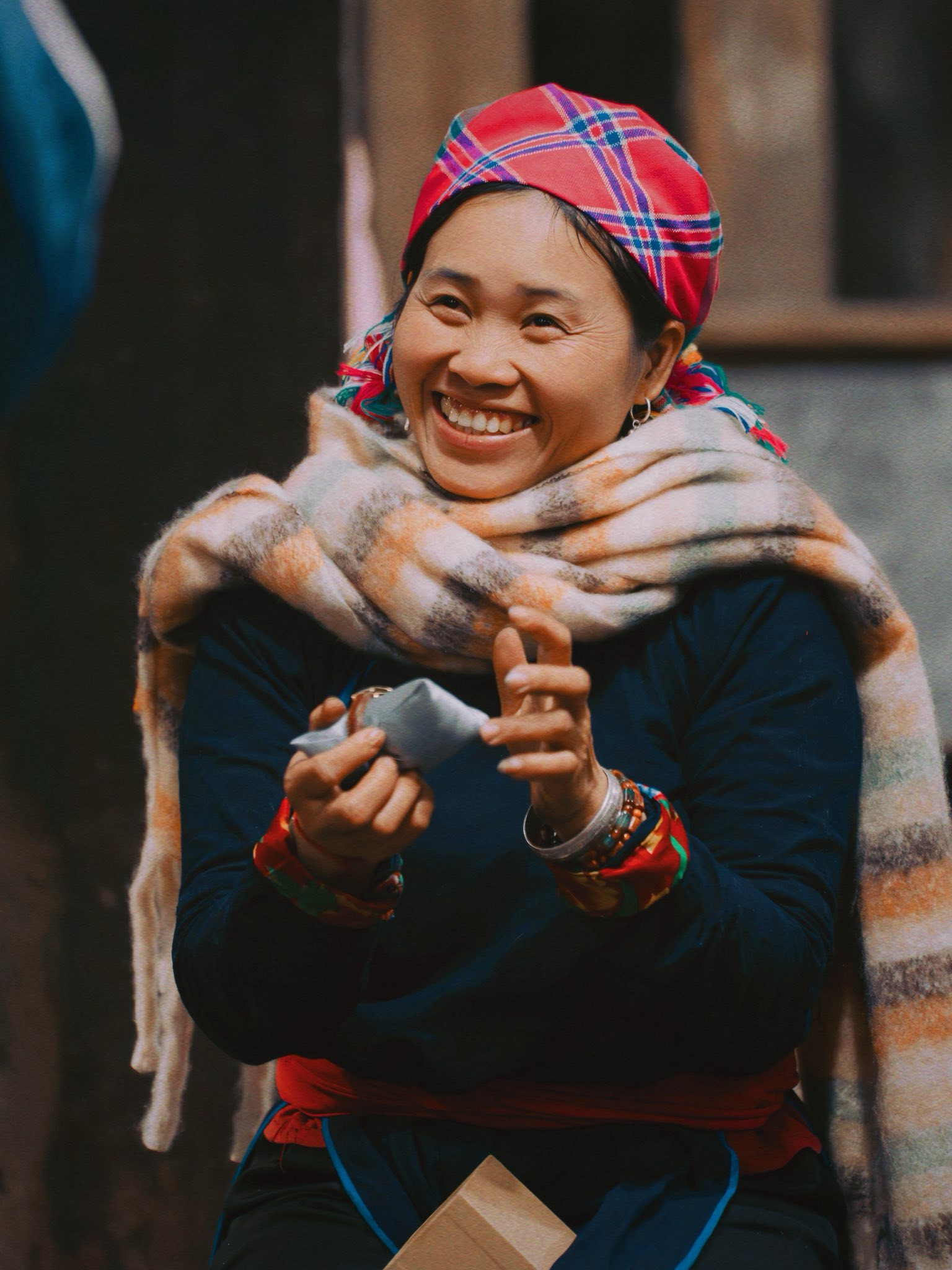 Chị Vàng Thị Thông tại Bản Liền