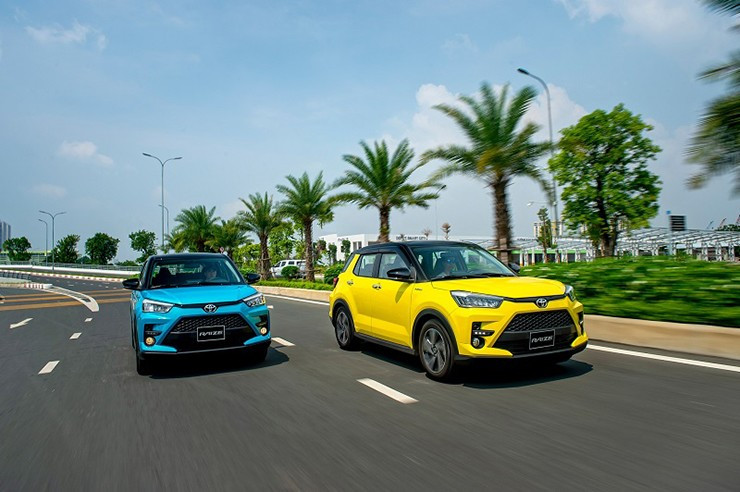 Toyota Raize trang bị nhiều tính năng an toàn hiện đại như cảnh báo điểm mù