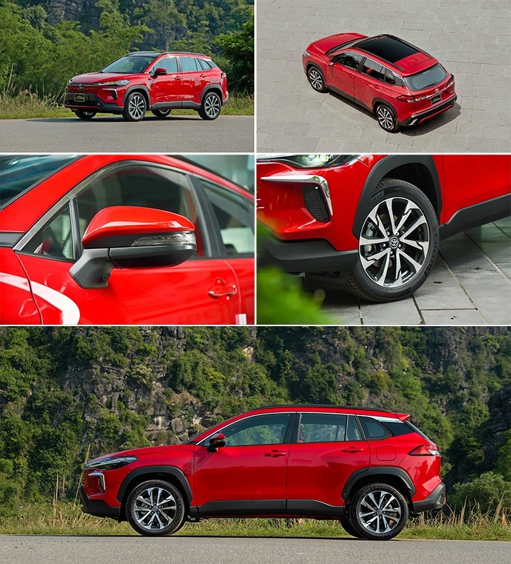 Cụm đèn LED Crystalized trên Toyota Corolla Cross 2026