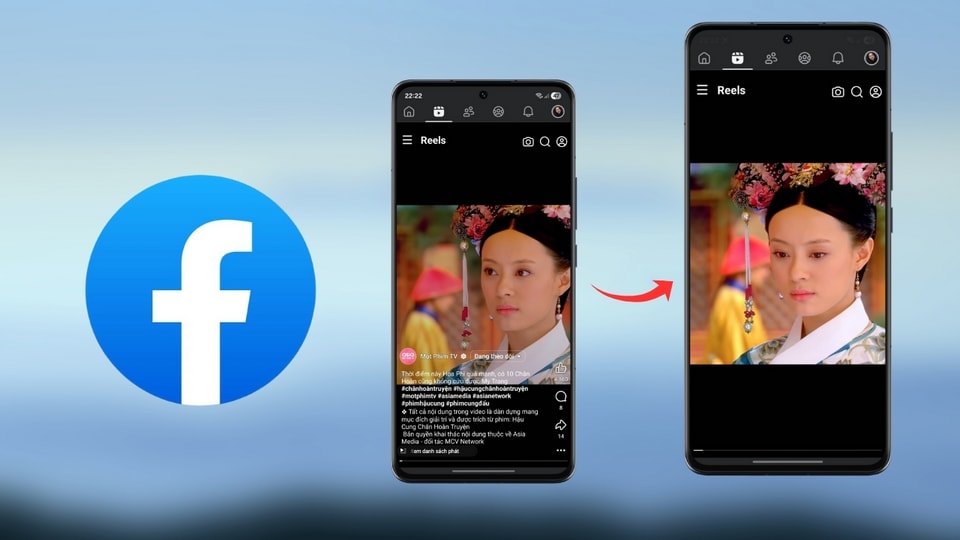 Phần mô tả video Facebook che mất nội dung chính
