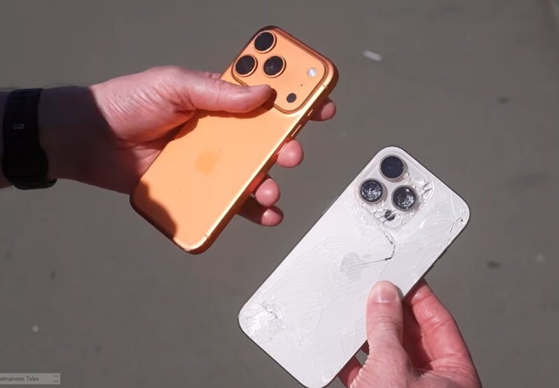 Thử nghiệm độ bền rơi vỡ giữa iPhone 17 Pro và iPhone 16 Pro