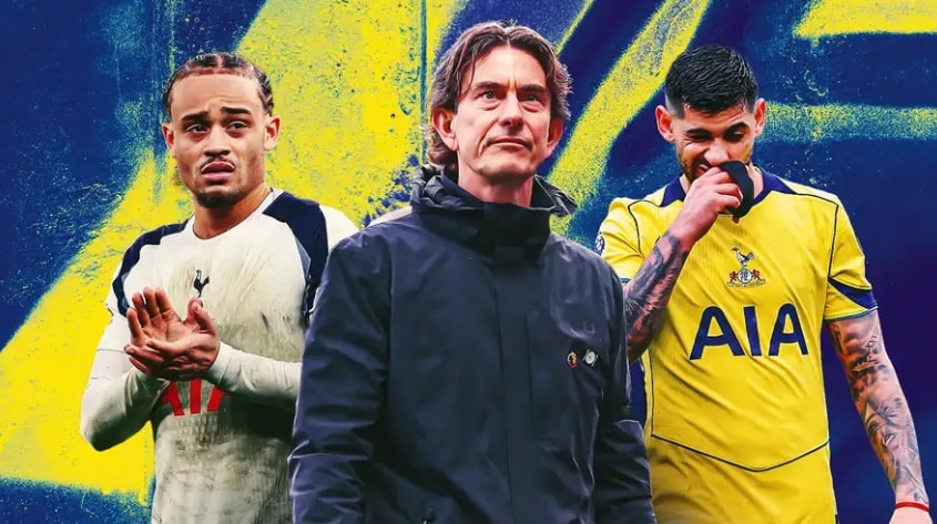 Frank đang gây ra sự thất vọng lớn tại Tottenham.
