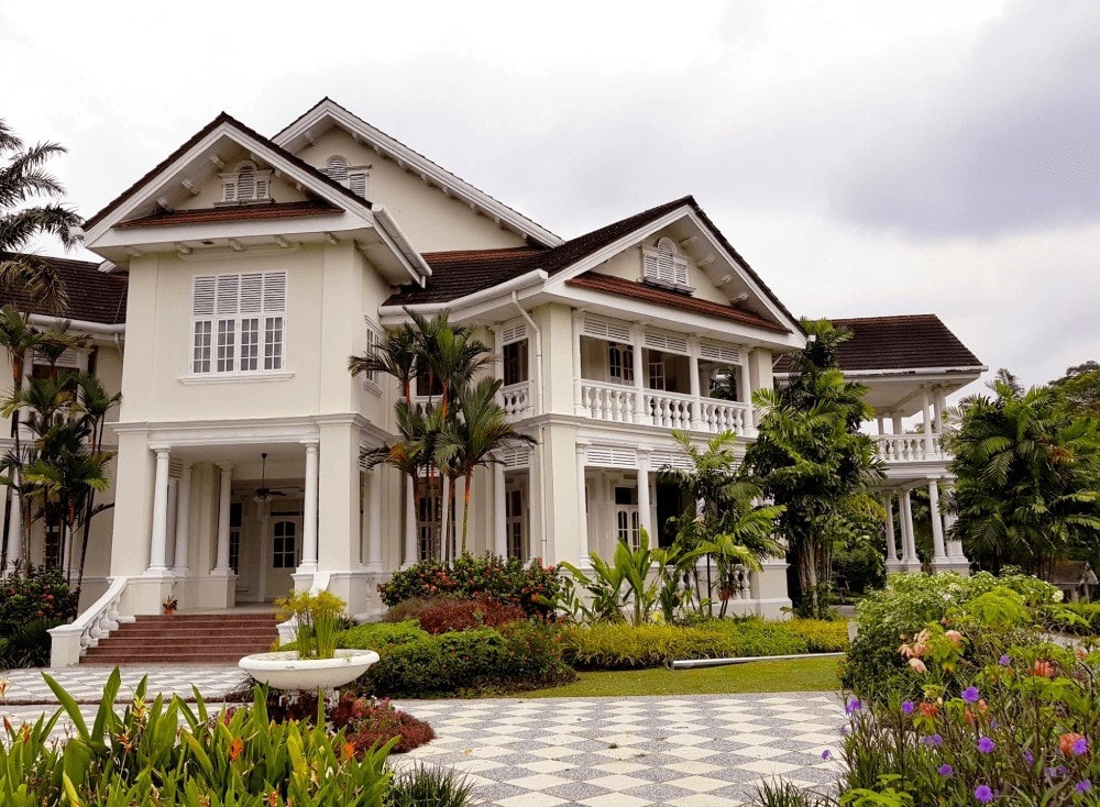 Vẻ ngoài hiện tại của biệt thự Seri Negara