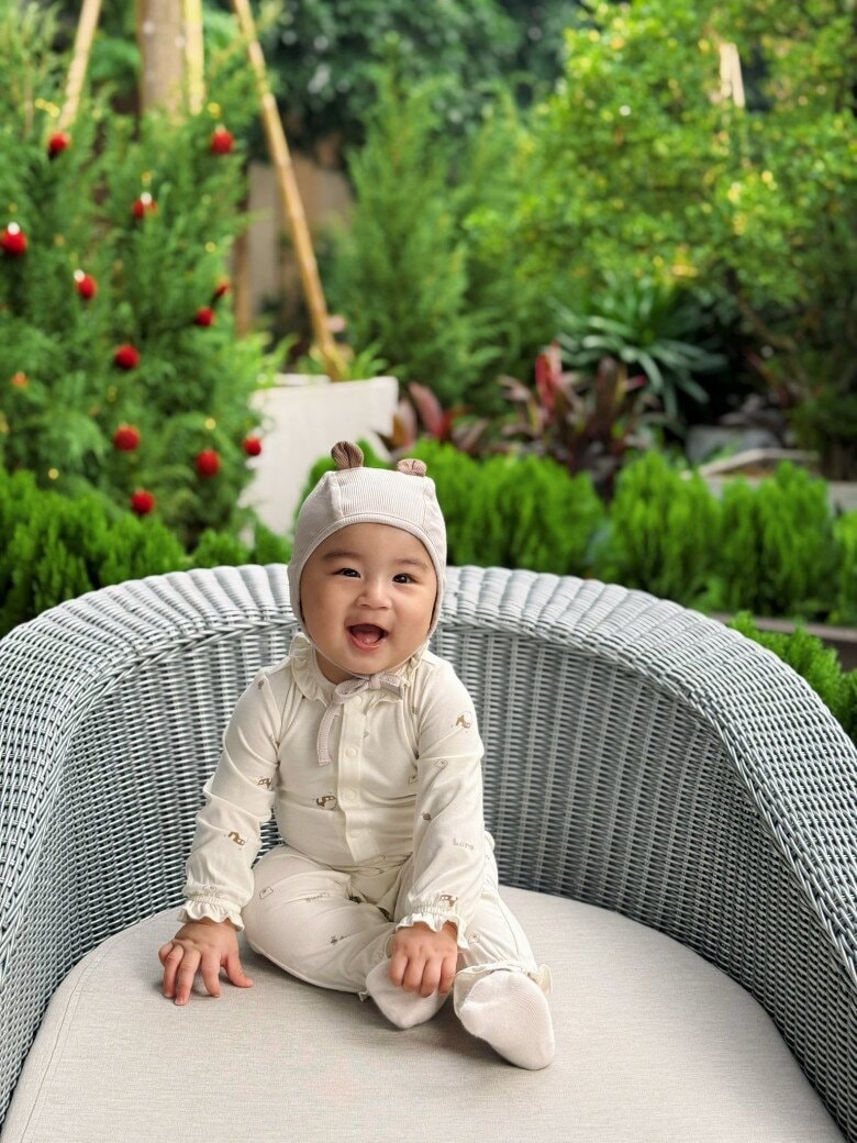 Con trai đầu lòng của MC Mai Ngọc phát triển vượt trội so với các bạn cùng trang lứa.