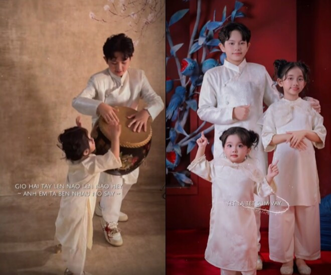 3 con Khánh Thi chuẩn con nhà nòi khi quẩy nhạc remix cũng đúng nhịp.