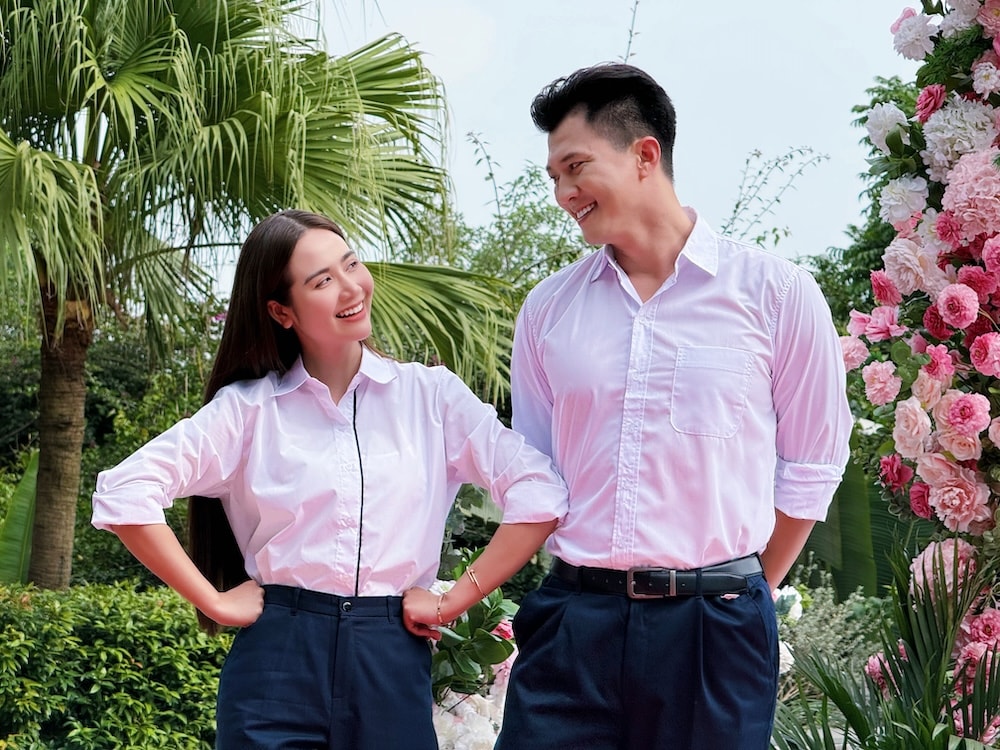Tạo hình của Viễn và Ngân trong phim Cách em 1 milimet